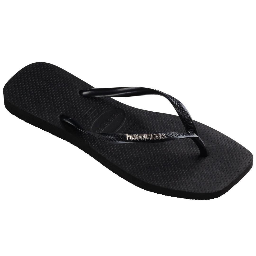 Chinelo Havaianas Slim Square Logo Metallic - Image 3