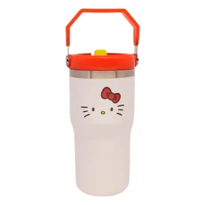 Copo Térmico 650ml Inox Tumbler Hanger Zona Criativa Hello Kitty