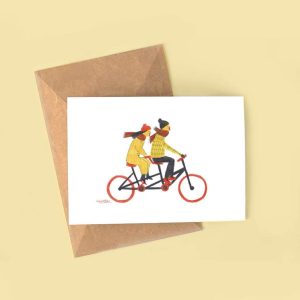 Desenho ‘Bicicletas no Inverno’