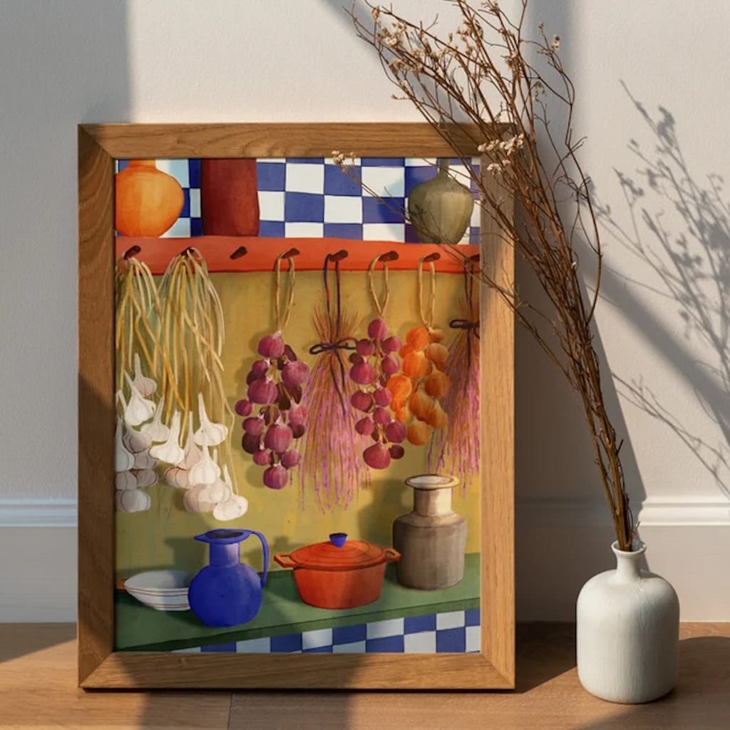 Art print ‘Kitchen essentials’ - Image 2