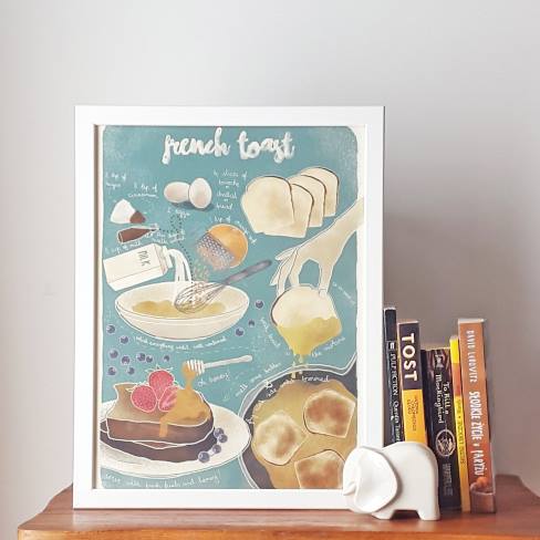 ‘French toast’ receita ilustrada - Image 2