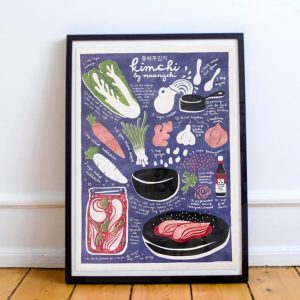 ‘Kimchi’ receita ilustrada