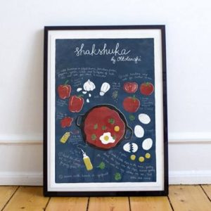 ‘Shakshuka’ receita ilustrada