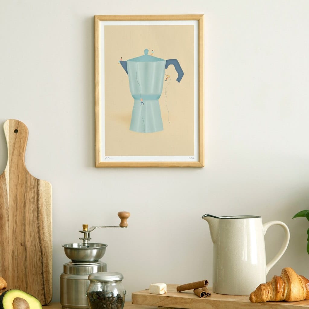 Ilustração ‘Cafeteira’